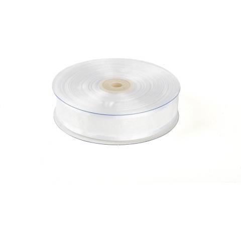 ORGANZA SATIN MM 06X100 BIANCO